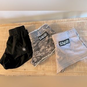 savage barbell shorts size small